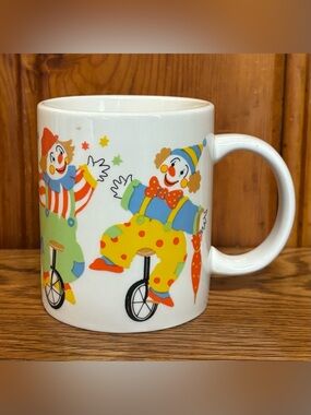 Vintage Studio Nova Clowning Around Ceramic Mug